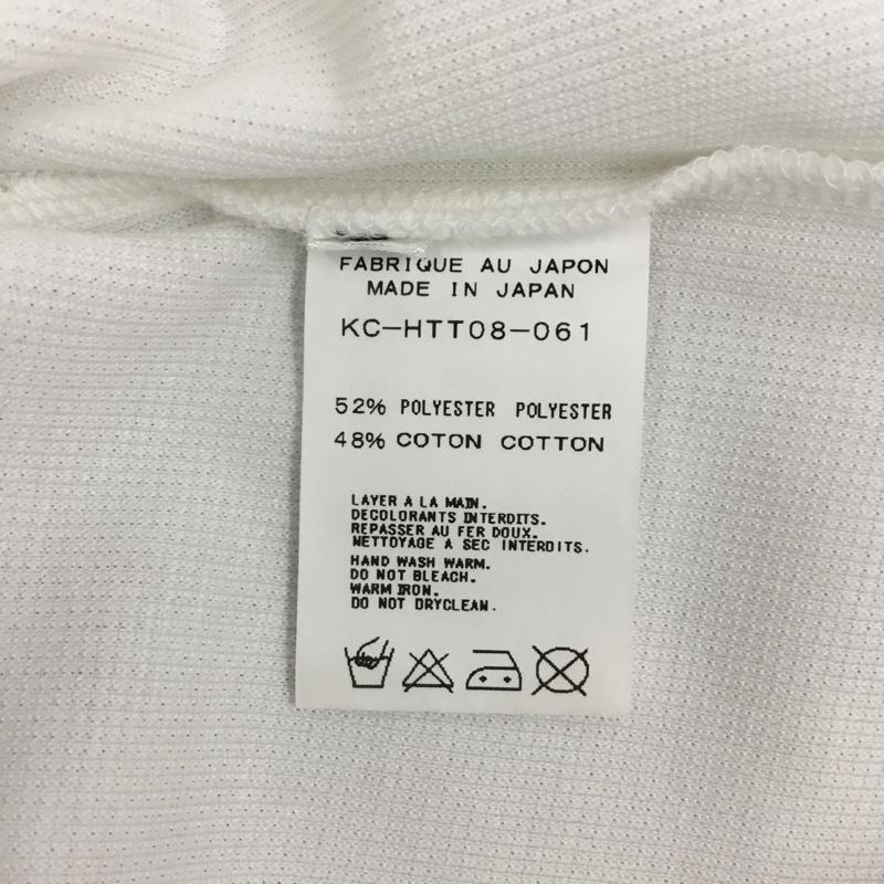 キリュウキリュウ kiryuyrik Tシャツ 半袖 半袖カットソー プリントTシャツ Vネックカットソー S 無地 白 / ホワイト / メンズ USED 古着 中古 10120707