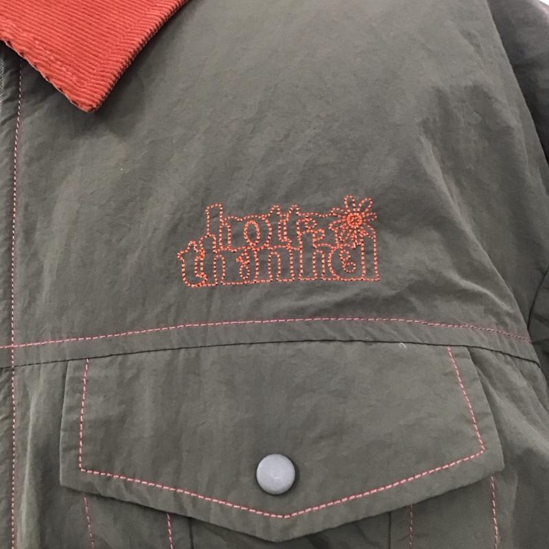 ホッターザンヘル HTH ジャケット、上着 ジャンパー、ブルゾン AZR-HTH-0001-031 ジップアップジャケット アウター カジュアルジャケット FREE ロゴ、文字 カーキ / カーキ / レディース USED 古着 中古 10110255