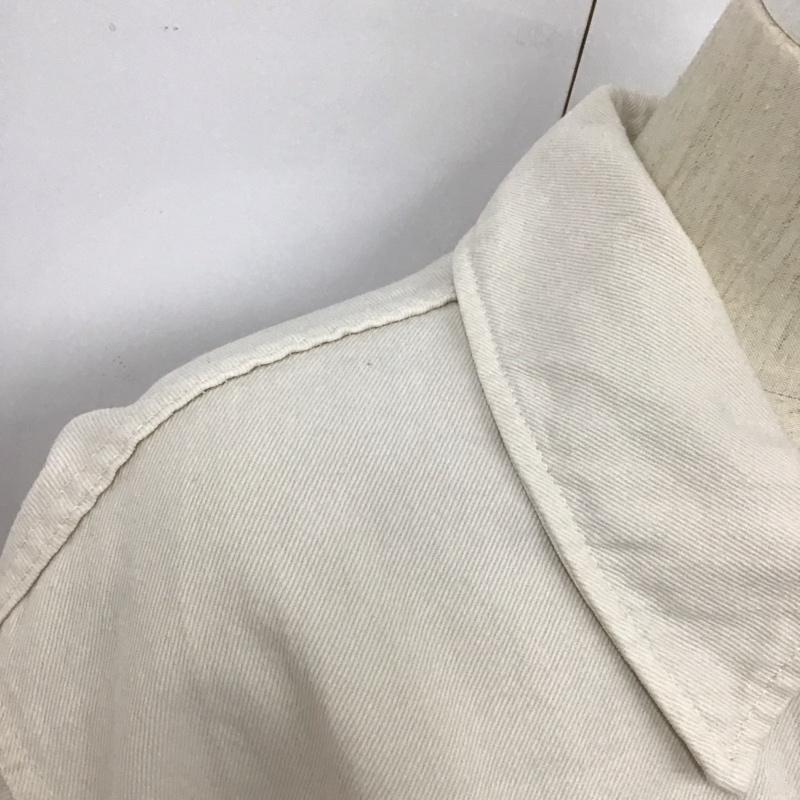 ザラ ZARA ジャケット、上着 ジャケット、ブレザー 4365/073/733 COLOURED DENIM JACKET M 無地 白 / ホワイト / レディース USED 古着 中古 10127723