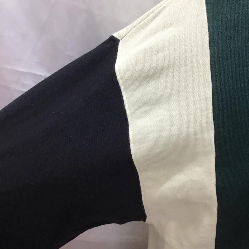 ハフ HUF トレーナー 長袖 ハーフジップ スウェット 20周年 XL ロゴ、文字 黒 / ブラック / X 緑 / グリーン / X アイボリー / アイボリー / メンズ USED 古着 中古 10112399