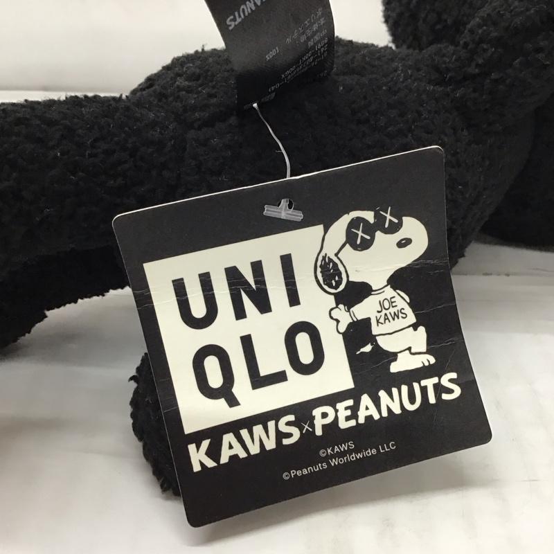 ユニクロ UNIQLO ファッション小物 ファッション小物 KAWS PEANUTS スヌーピー ぬいぐるみ 黒 / ブラック / メンズ USED 古着 中古 10114331
