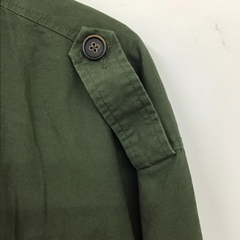 ザラ ZARA ジャケット、上着 ジャケット、ブレザー 8574/025/505 クロップドジャケット L 無地 カーキ / カーキ / レディース USED 古着 中古 10131680
