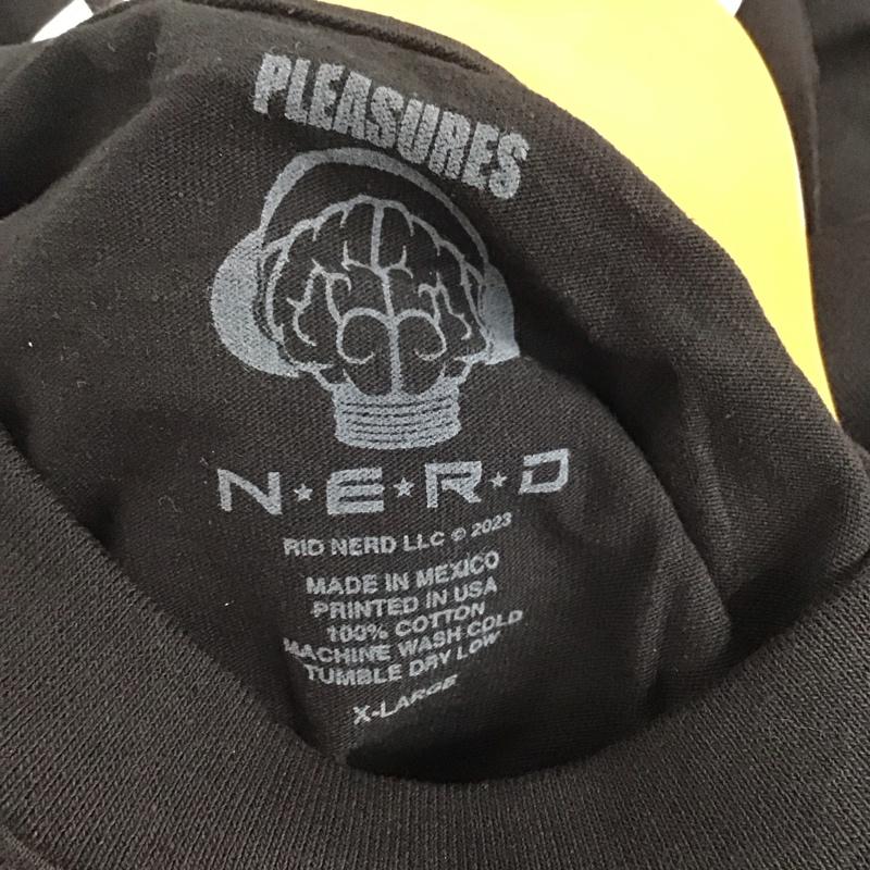 プレジャー PLEASURES Tシャツ 半袖 XL プリント 黒 / ブラック / メンズ USED 古着 中古 10134962