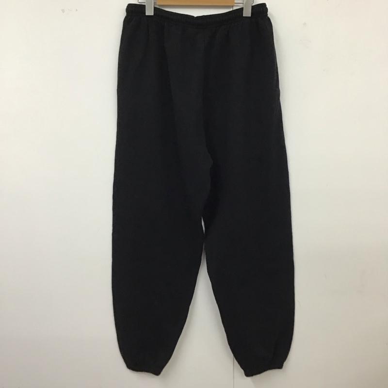 チャンピオン Champion ボトムス ボトムス CHAMPION ECO スウェットパンツ 裏起毛 L ロゴ、文字 黒 / ブラック / メンズ USED 古着 中古 10118031