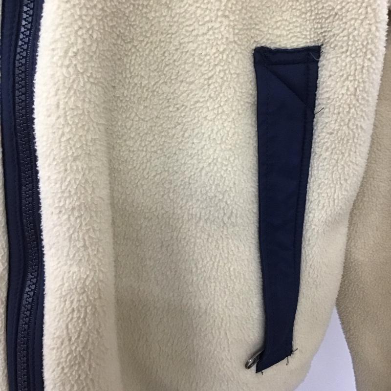 ザノースフェイス THE NORTH FACE ジャケット、上着 ジャケット、ブレザー NAW-3287 フリースジャケット M ロゴ、文字 ベージュ / ベージュ / X 紺 / ネイビー / レディース USED 古着 中古 10108298