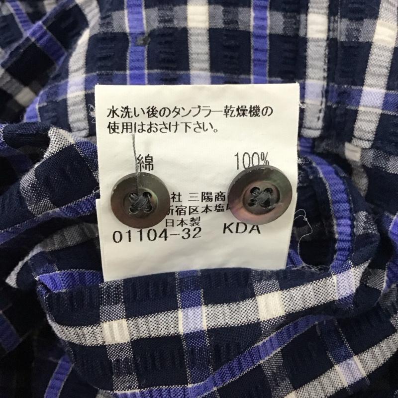 バーバリー BURBERRY シャツ、ブラウス 半袖 半袖シャツ チェックシャツ ボタンダウンシャツ L チェック マルチカラー / マルチカラー / メンズ USED 古着 中古 10137046