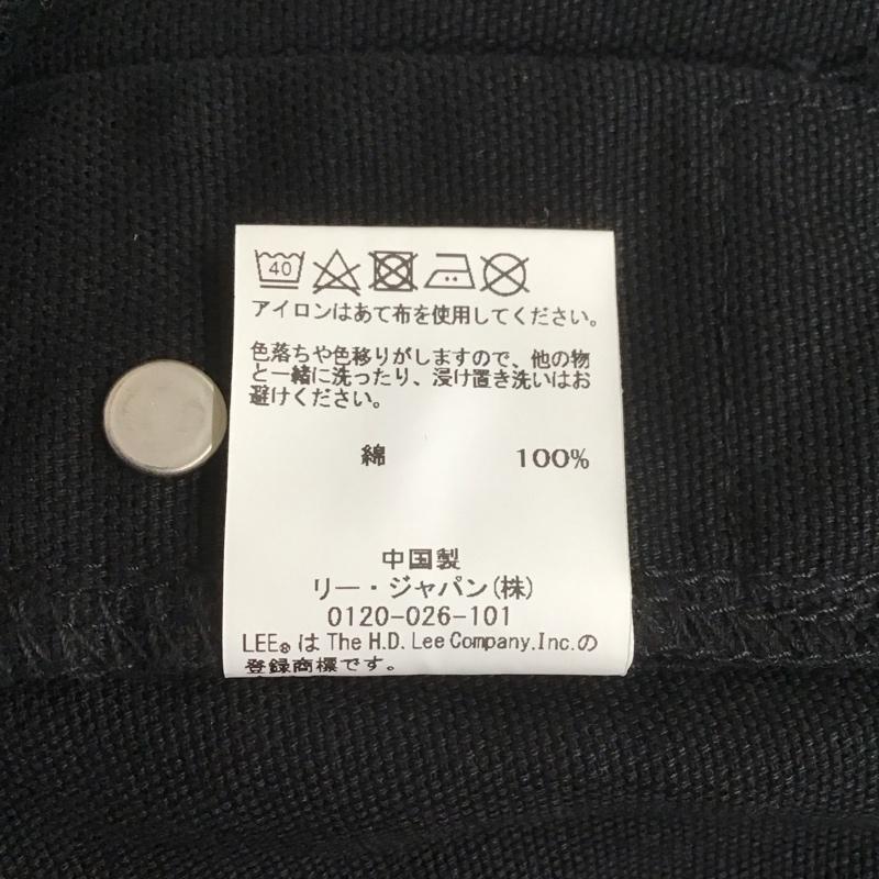 リー Lee サロペット・オーバーオール サロペット、オーバーオール lm7254 デニムオーバーオール ワイドパンツ つなぎ L ロゴ、文字 黒 / ブラック / メンズ USED 古着 中古 10107750