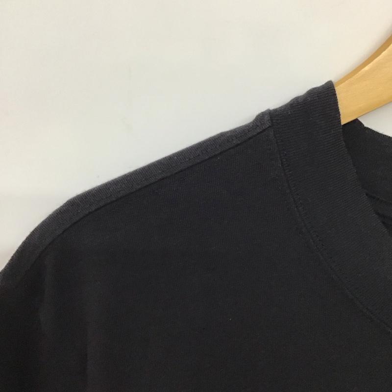 アディダス adidas Tシャツ 半袖 半袖カットソー プリントTシャツ クルーネックカットソー XL ロゴ、文字 黒 / ブラック / メンズ USED 古着 中古 10137635