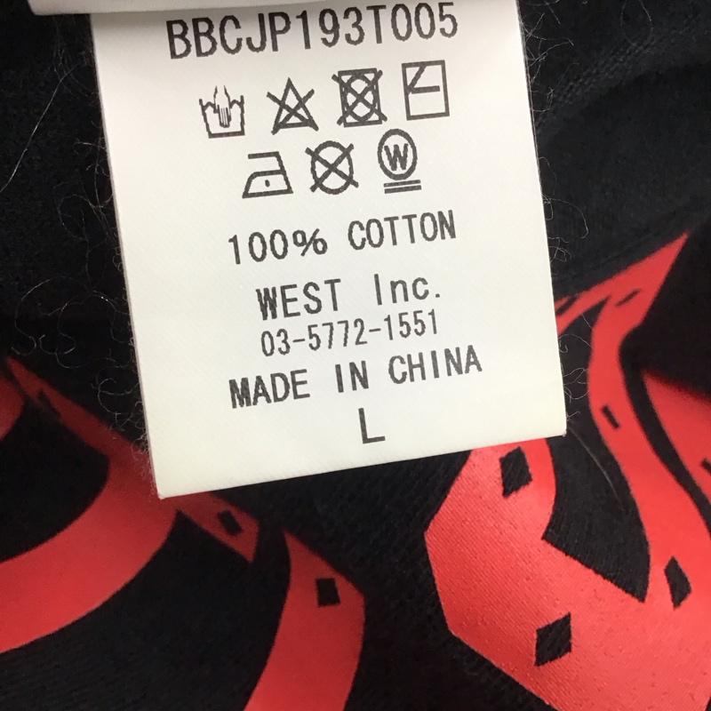 ビリオネア・ボーイズ・クラブ BILLIONAIRE BOYS CLUB カットソー 長袖 BBCJP193T005 長袖カットソー プリントTシャツ クルーネックカットソー L プリント 黒 / ブラック /  メンズ USED 古着 中古 10111107
