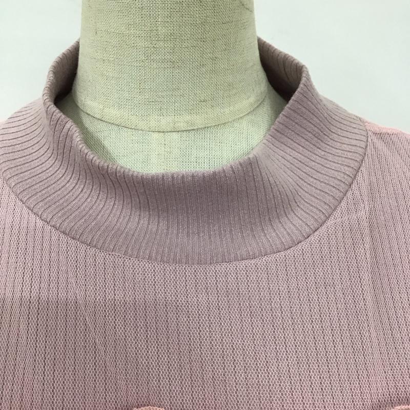メリージェニー merry jenny カットソー 長袖 281912700301-01 チュールドッキングTOPS FREE 無地 桃 / ピンク /  レディース USED 古着 中古 10114765