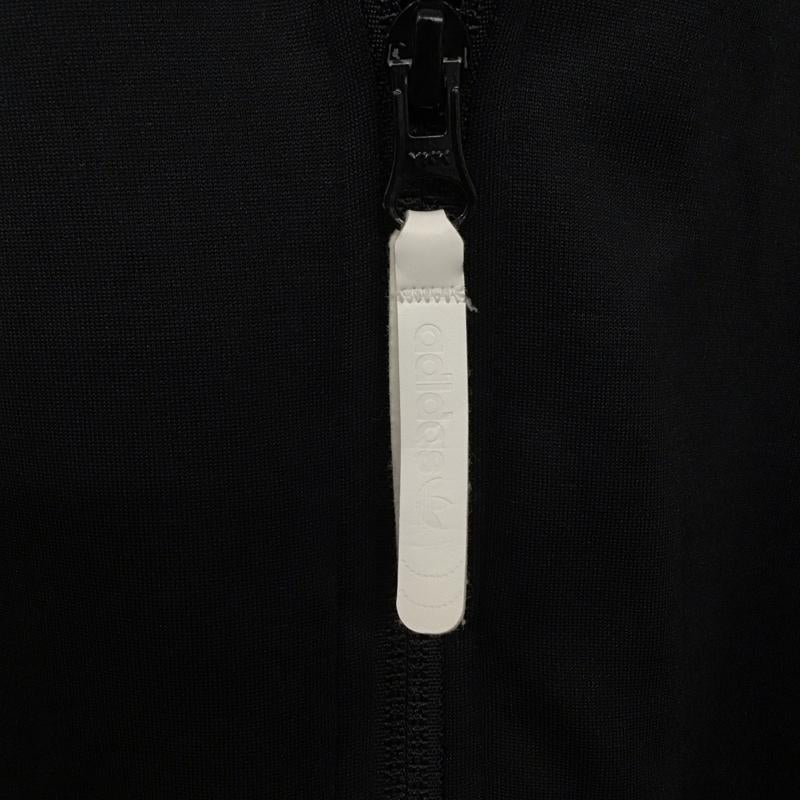 アディダス adidas ジャケット、上着 ジャケット、ブレザー トラックジャケット スポーツウェア ジップアップジャケット ジャージ S ロゴ、文字 白 / ホワイト / X 黒 / ブラック / メンズ USED 古着 中古 10136134