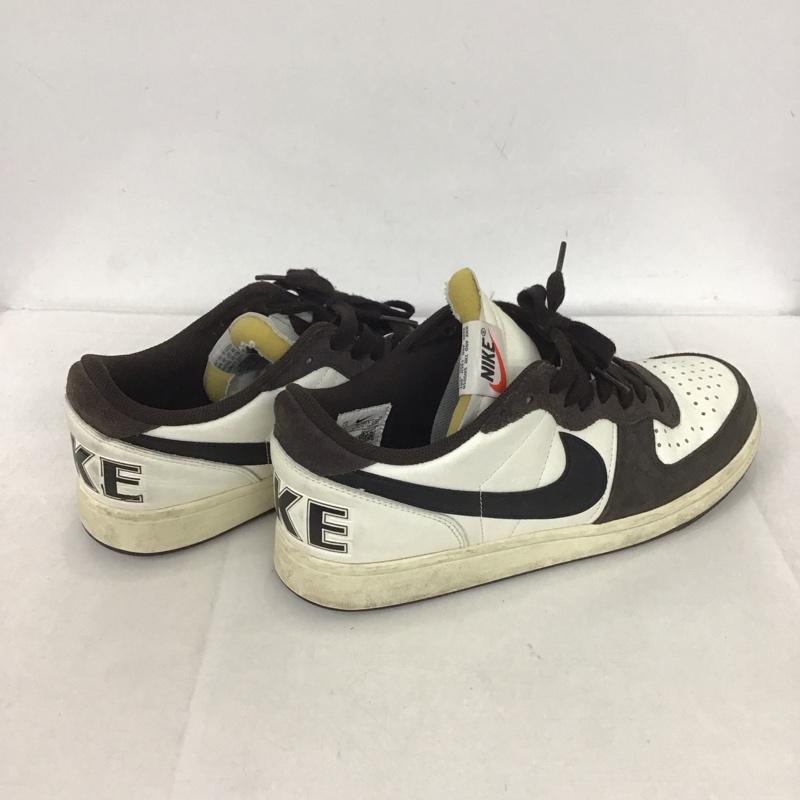 ナイキ NIKE スニーカー スニーカー FN6830 001 TERMINATOR LOW 27.5cm 箱有 27.5cm ロゴ、文字 白 / ホワイト / X 茶 / ブラウン / メンズ USED 古着 中古 10139318