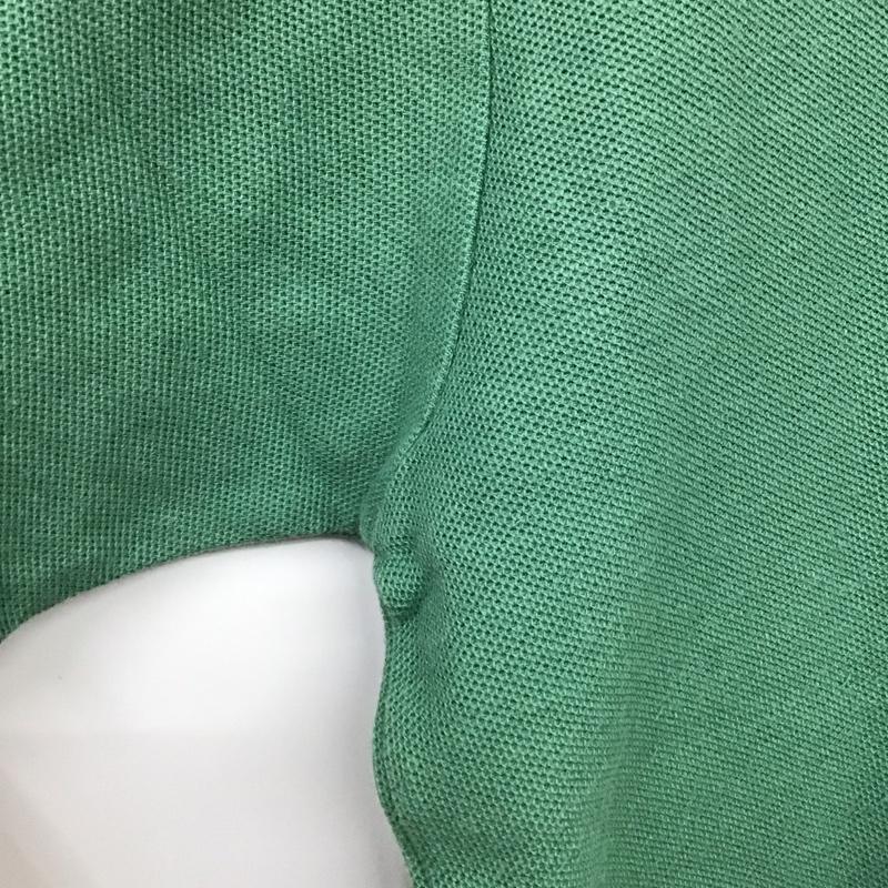 ポロバイラルフローレン Polo by RALPH LAUREN ポロシャツ 半袖 半袖ポロシャツ 半袖カットソー カラーシャツ L ロゴ、文字 緑 / グリーン / メンズ USED 古着 中古 10129515