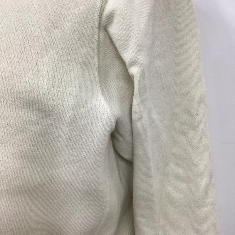 ザノースフェイス THE NORTH FACE トレーナー 長袖 NT61802X 長袖トレーナー スウェット クルーネック リブスウェットカットソー L ロゴ、文字 オフホワイト / オフホワイト /  メンズ USED 古着 中古 10117268