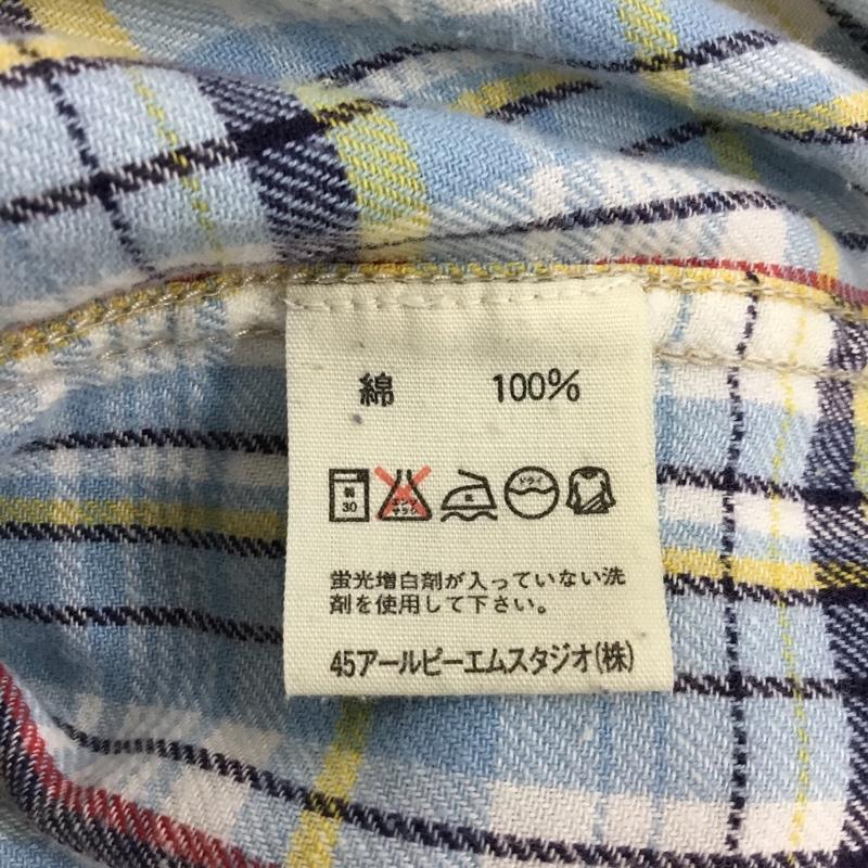 フォーティーファイブアールピーエム 45RPM シャツ、ブラウス 長袖 長袖シャツ カラーシャツ ポケットシャツ 長袖カットソー チェックシャツ 3 チェック マルチカラー / マルチカラー /  メンズ USED 古着 中古 10109438