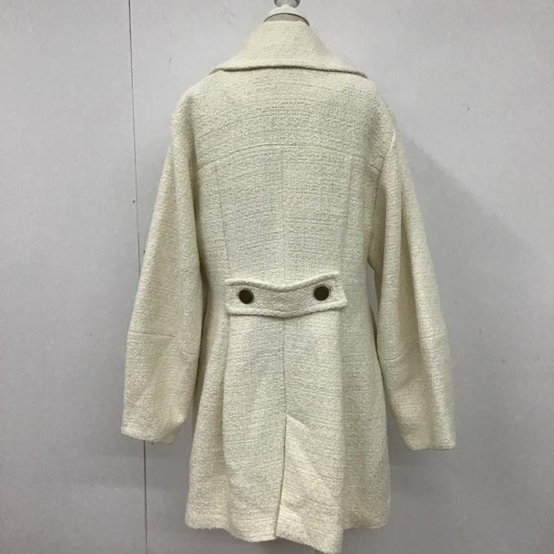 ダズリン dazzlin コート コート一般 FREE 無地 白 / ホワイト / レディース USED 古着 中古 10106150