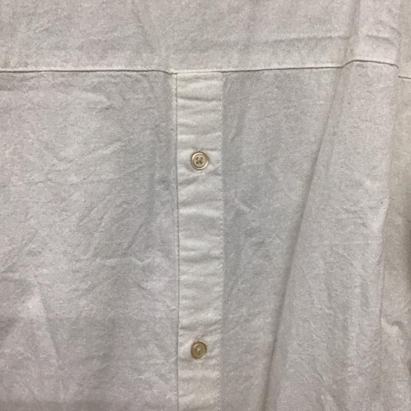 サマンサモスモス Samansa Mos2 シャツ、ブラウス 長袖 長袖シャツ カラーシャツ Vネック M 無地 白 / ホワイト / レディース USED 古着 中古 10135418