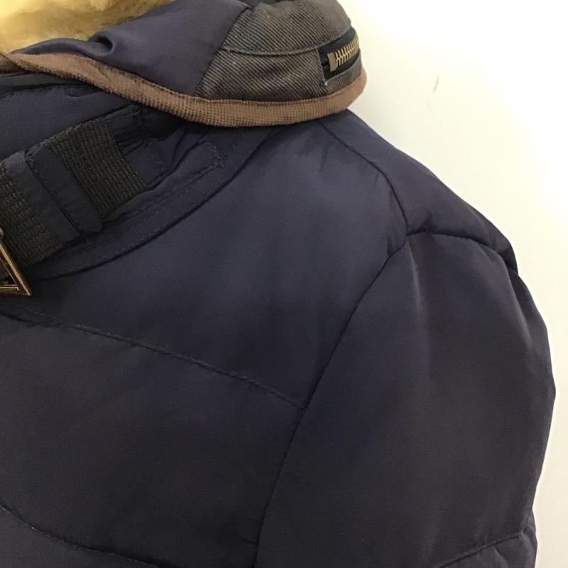 ザラベーシック ZARA BASIC コート コート一般 ロング丈 中綿 S 無地 紺 / ネイビー / レディース USED 古着 中古 10118502