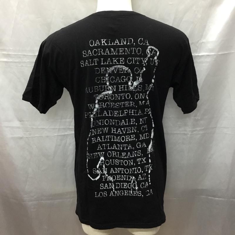 古着 USED Tシャツ 半袖 半袖カットソー プリントTシャツ クルーネックカットソー バンドTシャツ M プリント 黒 / ブラック /  メンズ USED 古着 中古 10111308