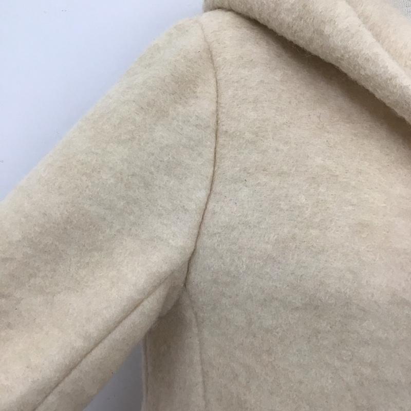 エヘカソポ ehka sopo コート コート一般 1301499 スライバーニットフードコート M 無地 ベージュ / ベージュ / レディース USED 古着 中古 10122650