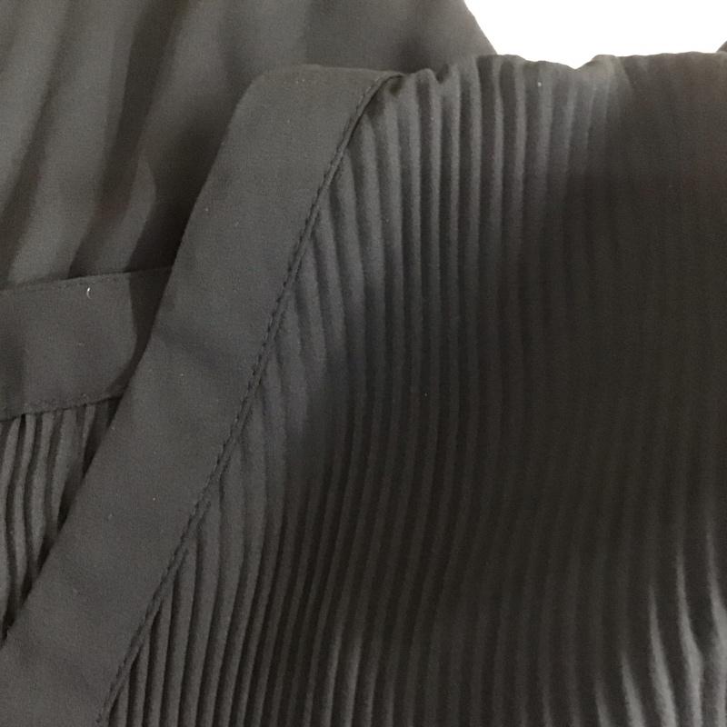 ザラ ZARA シャツ、ブラウス 長袖 L 無地 黒 / ブラック / レディース USED 古着 中古 10109358