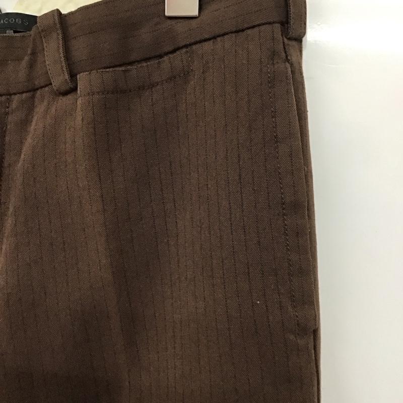 マークジェイコブス MARCJACOBS パンツ スラックス スラックスパンツ スリムパンツ ストライプパンツ 8 ストライプ 茶 / ブラウン /  メンズ USED 古着 中古 10126120