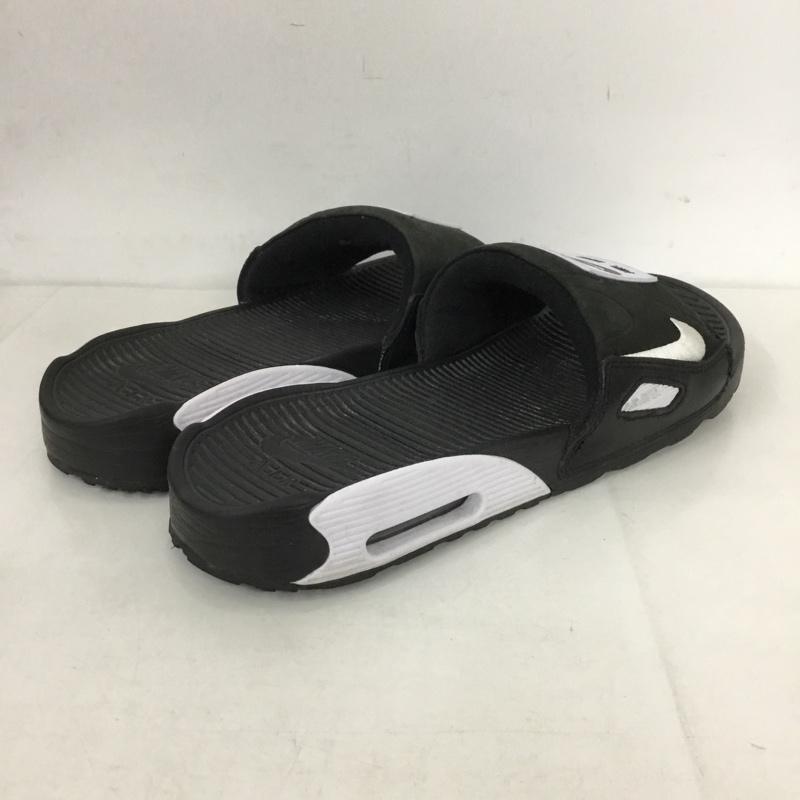 ナイキ NIKE サンダル サンダル BQ4635-002 AIR MAX 90 SLIDE 27cm シャワーサンダル 27.0cm ロゴ、文字 黒 / ブラック / X 白 / ホワイト / メンズ USED 古着 中古 10131078