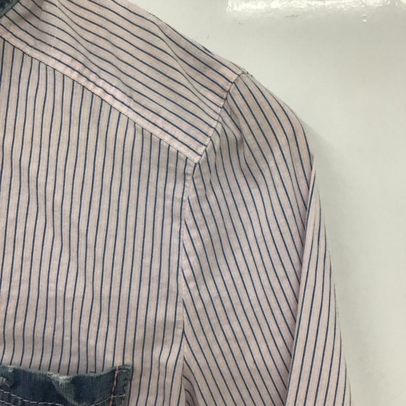 バーバリーブルーレーベル BURBERRY BLUE LABEL シャツ、ブラウス 長袖 38 ストライプ マルチカラー / マルチカラー / レディース USED 古着 中古 10131572