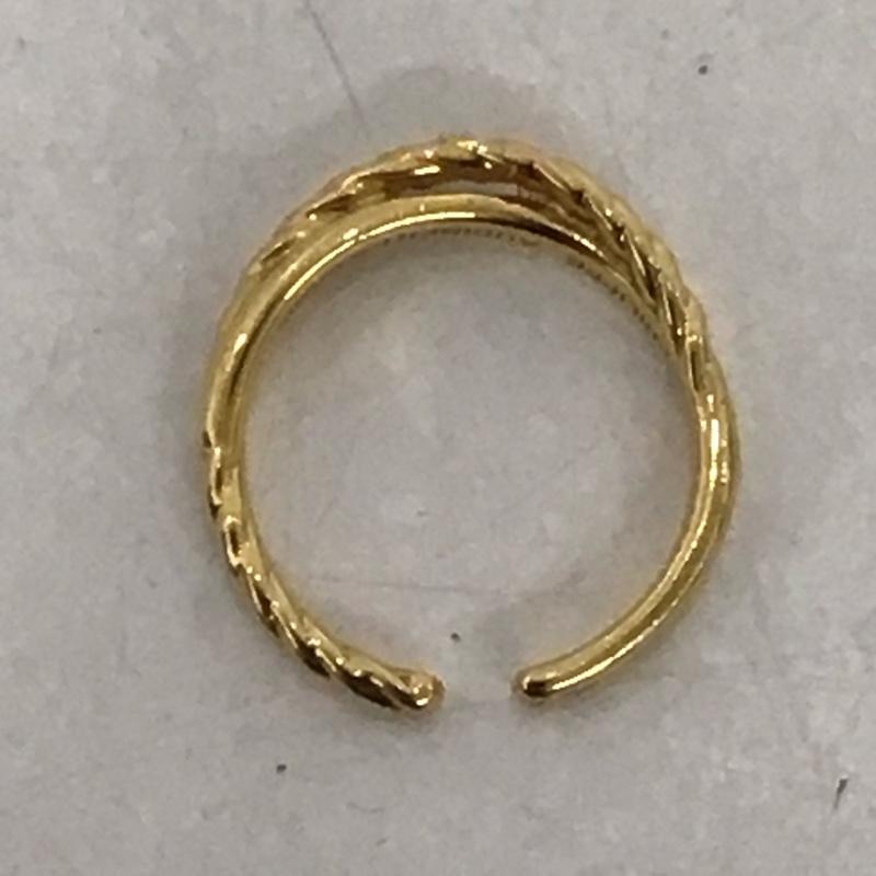 フィリップ オーディベール PHILIPPE AUDIBERT アクセサリー 指輪 ねじれ風 13号 金 / ゴールド / レディース USED 古着 中古 10125583