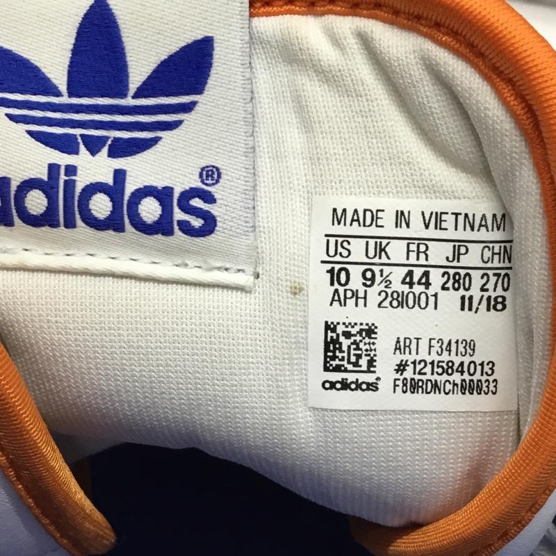 アディダス adidas スニーカー スニーカー F34139 RIVALRY HI 28cm 28.0cm ロゴ、文字 白 / ホワイト / X 青 / ブルー / X 橙 / オレンジ / メンズ USED 古着 中古 10119898