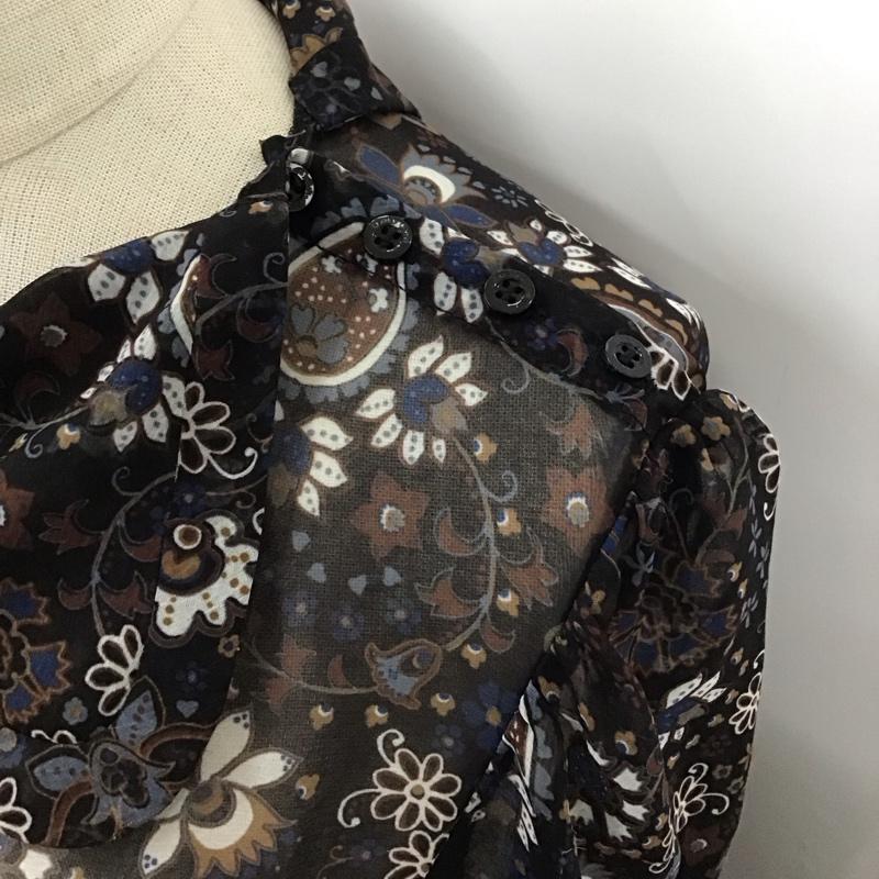 シーバイクロエ SEE BY CHLOE カットソー 長袖 CHS18WHT05027 プルオーバーブラウス シースルー 36 総柄 マルチカラー / マルチカラー / レディース USED 古着 中古 10122659