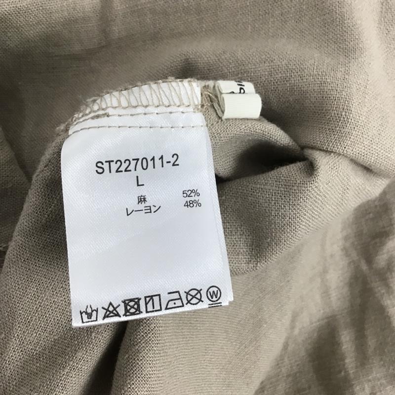 スタディオクリップ studio CLIP ワンピース ロングスカート L 無地 茶 / ブラウン / レディース USED 古着 中古 10106190