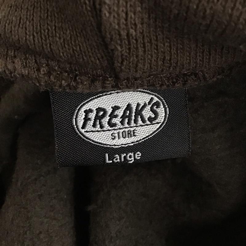 フリークスストア FREAK S STORE パーカー 長袖 gr21aw-02 プルオーバーパーカー 長袖スウェット トレーナー L 無地 茶 / ブラウン /  メンズ USED 古着 中古 10120630