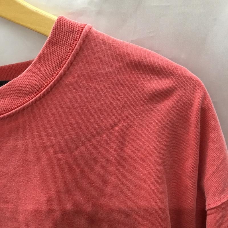 ニコアンド niko and... カットソー 長袖 on74mc16ad 長袖カットソー クルーネックカットソー 無地T 3 無地 赤 / レッド /  メンズ USED 古着 中古 10113386