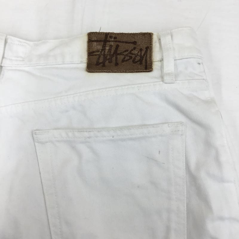 ステューシー STUSSY パンツ ワークパンツ、ペインターパンツ 32インチ 無地 白 / ホワイト / メンズ USED 古着 中古 10128181
