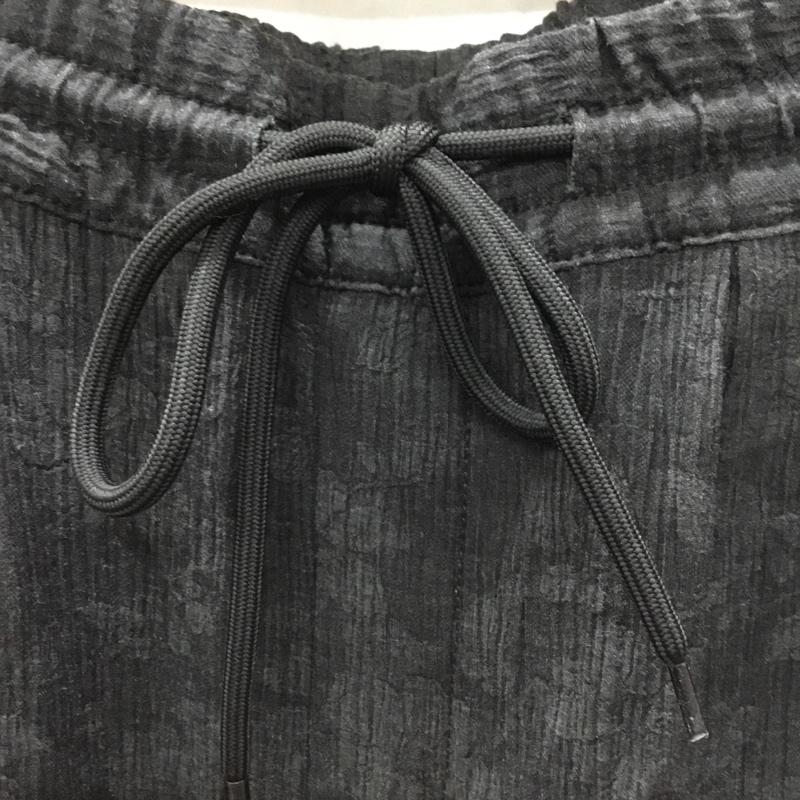 ザラ ZARA パンツ スラックス 6861/430/801 ワイドパンツ リラックスパンツ カジュアルパンツ M 総柄 チャコールグレー / チャコールグレー /  メンズ USED 古着 中古 10121960