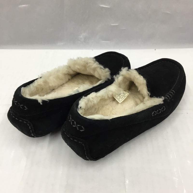 アグ UGG スリッポン スリッポン 3312 Ansley アンスレー モカシン 23cm 23.0cm 無地 黒 / ブラック / レディース USED 古着 中古 10105969