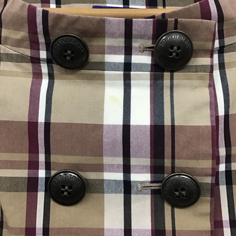 バーバリーブルーレーベル BURBERRY BLUE LABEL ワンピース ミニスカート 38 チェック マルチカラー / マルチカラー / レディース USED 古着 中古 10139383