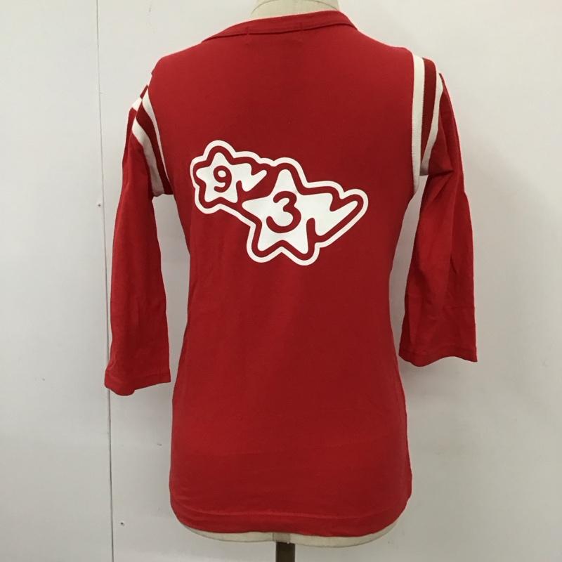 アベイシングエイプ A BATHING APE カットソー 七分袖 七分丈カットソー クルーネックカットソー プリントTシャツ XXS プリント 白 / ホワイト / X 赤 / レッド / レディース USED 古着 中古 10117501