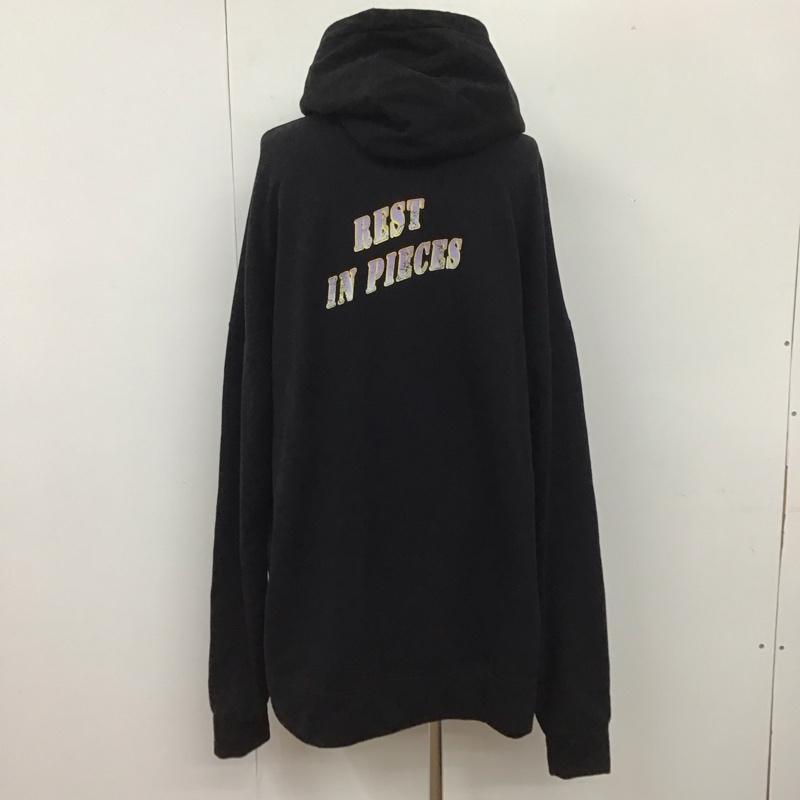 ミスビヘイブ MISBHV パーカー 長袖 長袖パーカー フード付きパーカー プリントスウェット トレーナー S プリント 黒 / ブラック / メンズ USED 古着 中古 10109762