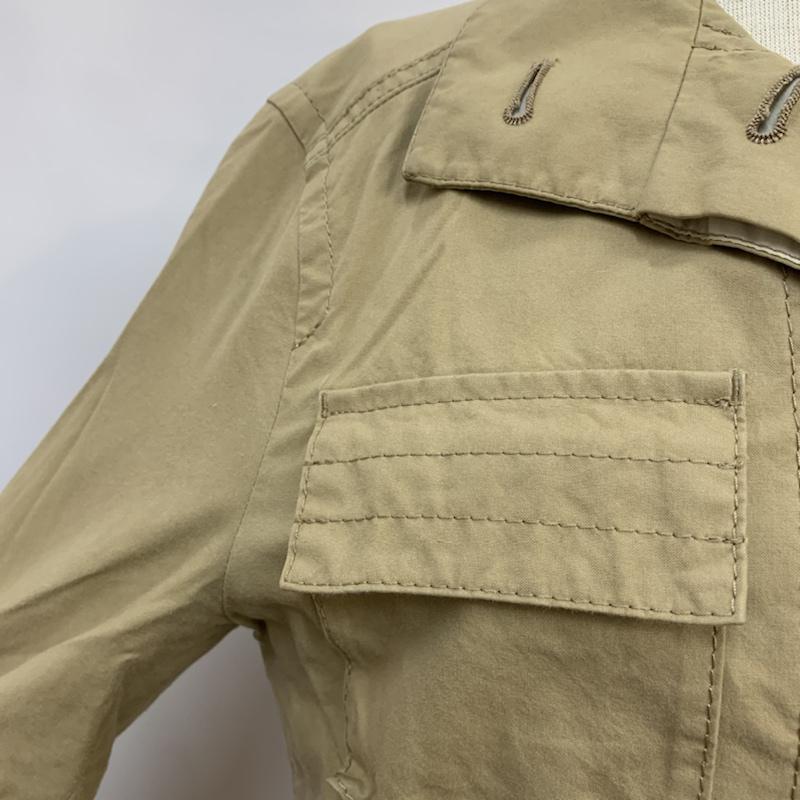 マカフィー MACPHEE ジャケット、上着 ジャケット、ブレザー ステンカラージャケット 38 無地 ベージュ / ベージュ / レディース USED 古着 中古 10042201