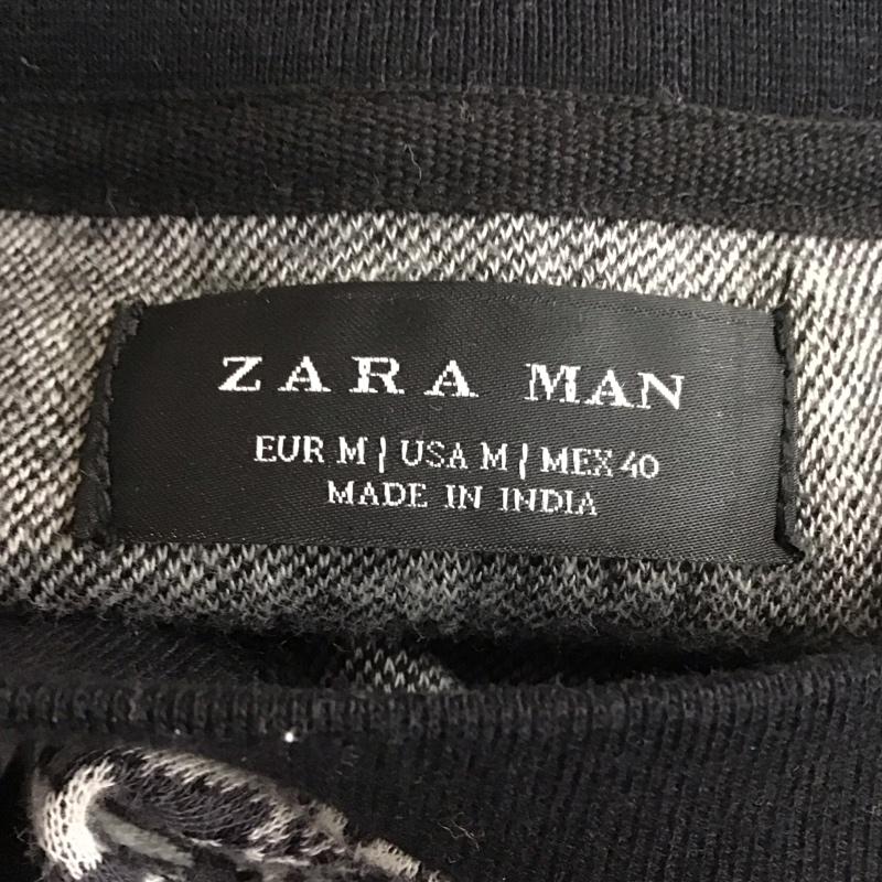 ザラメン ZARA MAN ニット、セーター 長袖 M 黒 / ブラック / X 灰 / グレー / X 白 / ホワイト / メンズ USED 古着 中古 10109876