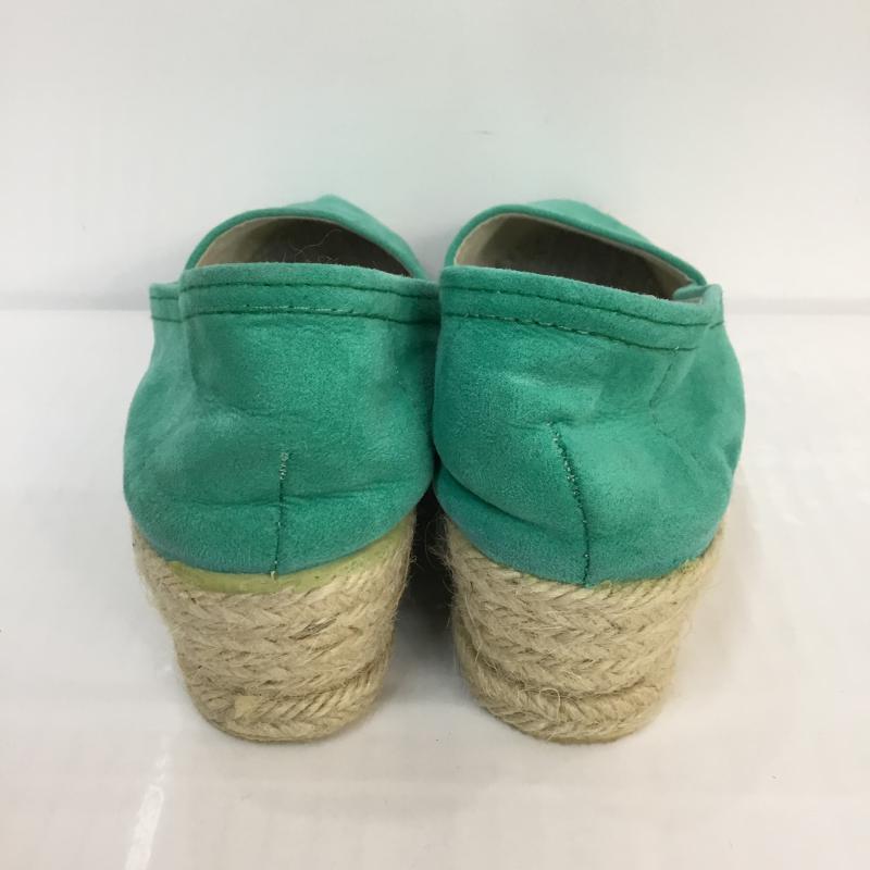 フランチェスカ FRANCESCA パンプス パンプス ジュート ウェッジ ラウンドトゥ 緑 / グリーン / X ベージュ / ベージュ / レディース USED 古着 中古 10048103