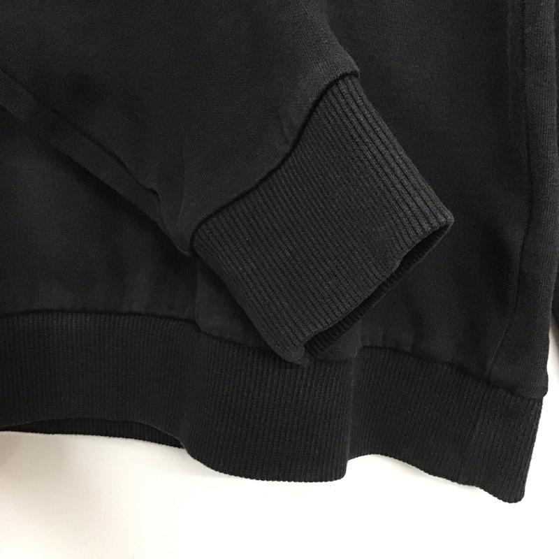 ゲス Guess トレーナー 長袖 長袖トレーナー スウェット クルーネック プルオーバー S ロゴ、文字 黒 / ブラック / メンズ USED 古着 中古 10136236