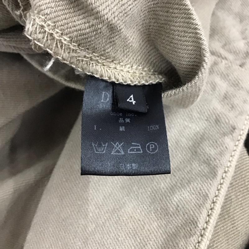デヴォア DEVOA ジャケット、上着 ジャケット、ブレザー コットン ノーカラー 4 無地 ベージュ / ベージュ / メンズ USED 古着 中古 10124957