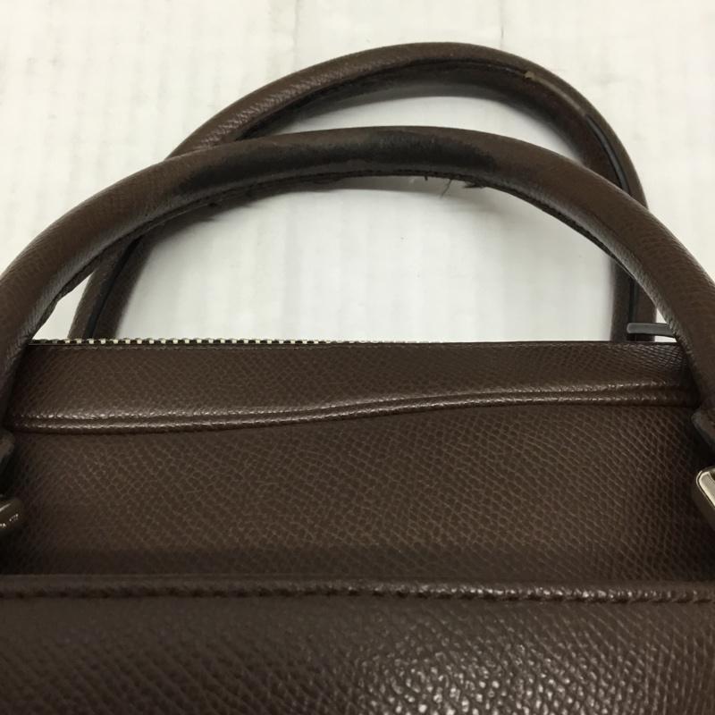 コーチ COACH ブリーフケース、書類かばん ブリーフケース、書類かばん ビジネスバッグ ショルダー 2WAY ロゴ、文字 茶 / ブラウン / メンズ USED 古着 中古 10121836
