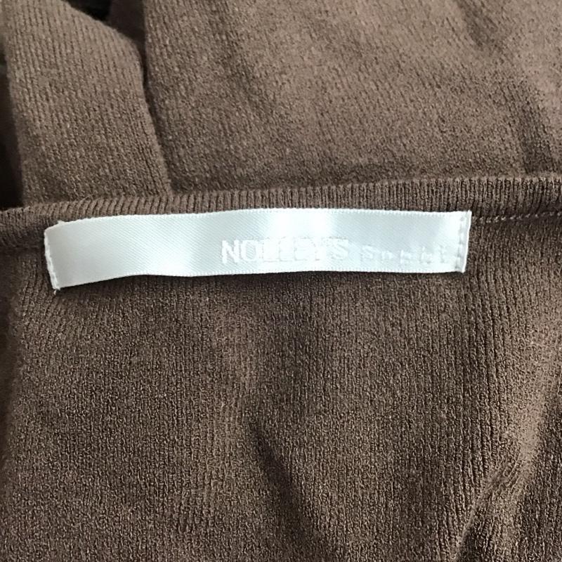ノーリーズソフィ NOLLEY S Sophi カットソー 長袖 長袖カットソー Vネックカットソー ロングスリーブカットソー 38 無地 茶 / ブラウン / レディース USED 古着 中古 10124576