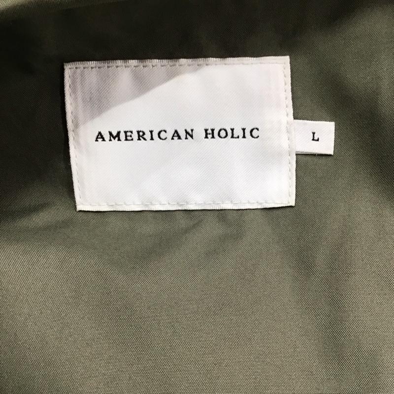 アメリカンホリック AMERICAN HOLIC コート コート一般 ha23l0z0100 あったかキルティングコート L 無地 カーキ / カーキ / レディース USED 古着 中古 10119770