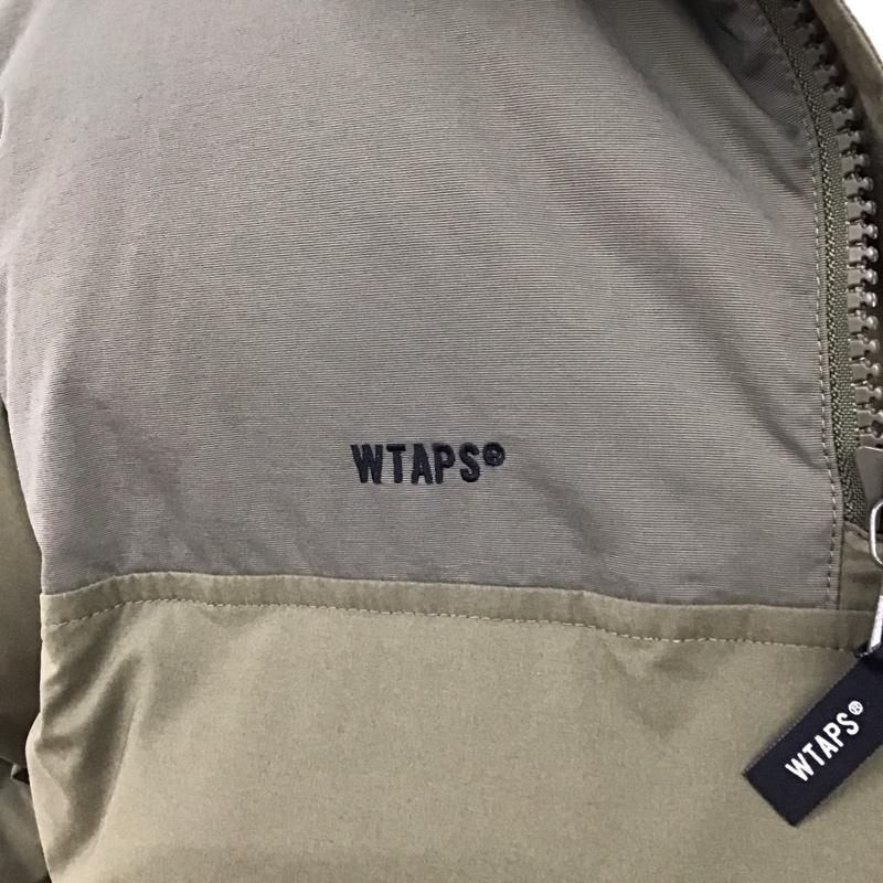 ダブルタップス WTAPS ジャケット、上着 ジャケット、ブレザー 232brdt-jkm06 23AW TTLPULLOVERJACKET ハーフジップ プルオーバー 中綿ジャケット 2 ロゴ、文字 カーキ / カーキ / メンズ USED 古着 中古 10119120