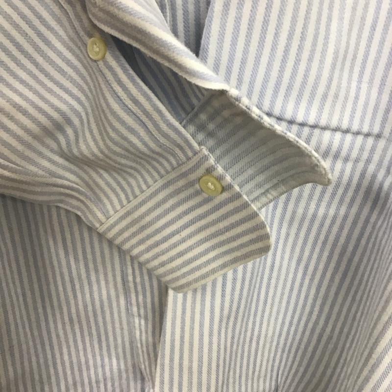 ラルフローレン RALPHLAUREN シャツ、ブラウス 長袖 長袖シャツ ストライプシャツ カラーシャツ M ストライプ 白 / ホワイト / X 水色 / ライトブルー / メンズ USED 古着 中古 10129479